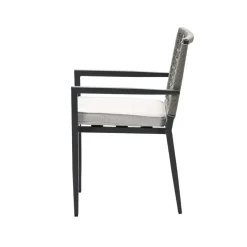 Garden Impressions Burela tuinstoel taupe - 2 stuks Hot