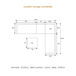 Garden Impressions Coba middenelement - donker grijs Hot