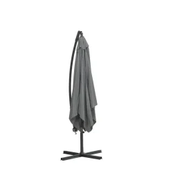 Garden Impressions Corfu parasol 250x250 - donker grijs - licht grijs Clearance