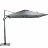 Garden Impressions Hawaii BP telescopic zweefparasol 300x400cm - zwart