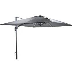 Garden Impressions Hawaii BP telescopic zweefparasol 300x400cm - zwart