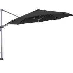 Garden Impressions Hawaii zweefparasol 3.5m zwart met voet en hoes Sale