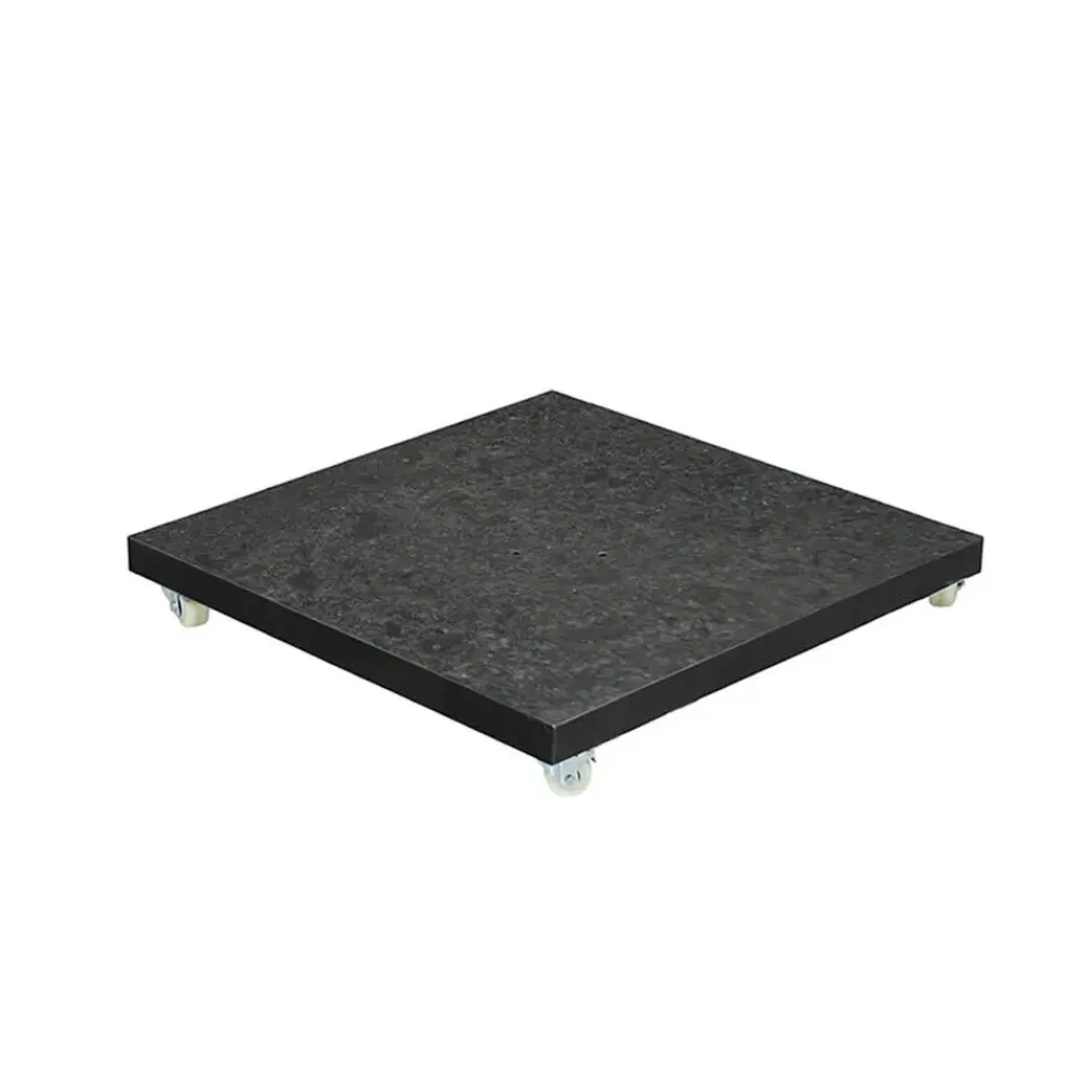 Garden Impressions Hawaii zweefparasol 3.5m zwart met voet en hoes Sale