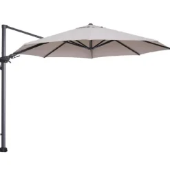Garden Impressions Hawaii zweefparasol Ø350 cm - frame carbon black - doek zand