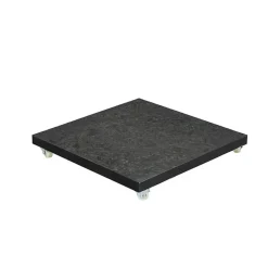 Garden Impressions Hawaii zweefparasol 3x3m taupe met voet en hoes Clearance