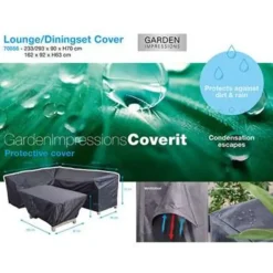 Garden Impressions Lounge dining hoes 233/293x90xH70 en 162x92xH63 cm Hot