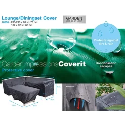 Garden Impressions Lounge dining hoes 233/293x90xH70 en 162x92xH63 cm Hot