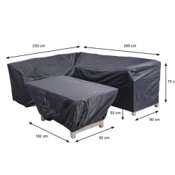 Garden Impressions Lounge dining hoes 233/293x90xH70 en 162x92xH63 cm Hot