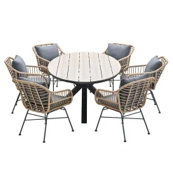 Garden Impressions Lucas Tulli 7-delige tuinset - bruin Outlet