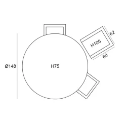 Garden Impressions Marbella verstelb. tuinset 6-delig -Tulli tuintafel Sale
