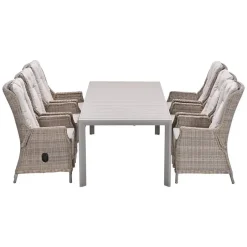 Garden Impressions Marbella - Penang tuinset 7-delig vintage willow Clearance
