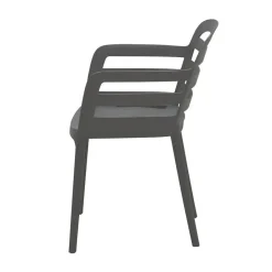 Garden Impressions Mira tuinstoel donker grijs - 2 stuks Sale