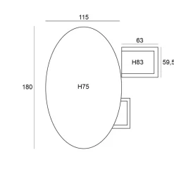Garden Impressions Pemba - Tulli tuinset 5-delig 180x115 cm Online