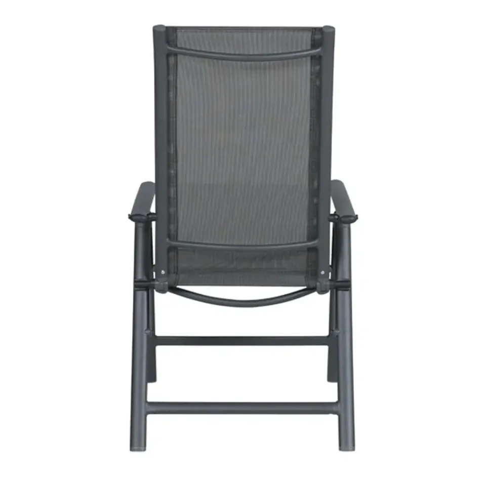 Garden Impressions Santos verstelbare tuinstoel - donker grijs Discount