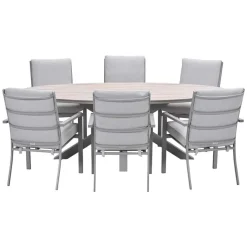 Garden Impressions Senja - Tulli tuinset 7-delig valley sand 220x115cm Online