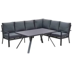 Garden Impressions Senja lounge dining set 3-delig rechts -mystic grey Hot