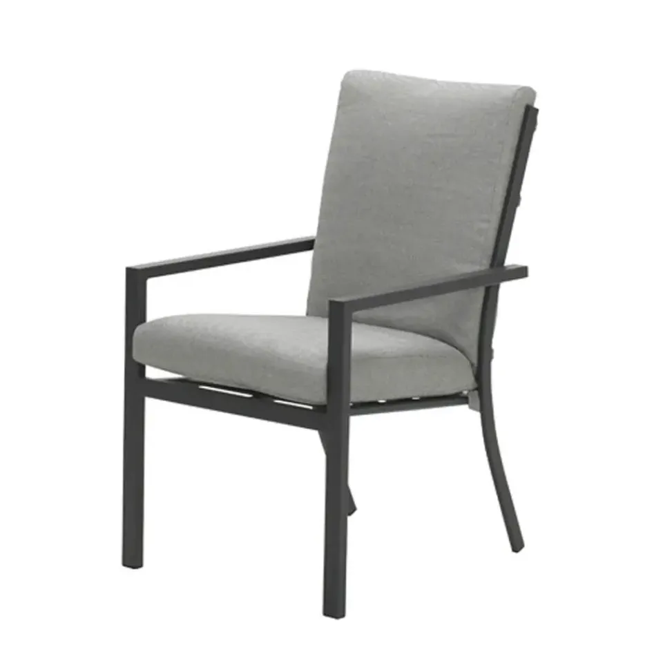 Garden Impressions Senja lounge dining tuinstoel - donker grijs Outlet