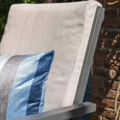 Garden Impressions Sergio dining tuinstoel Carbon black/Dessert New