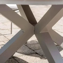 Garden Impressions Tarera tuinset 6-delig sand - tuintafel Ø148x75 cm Clearance