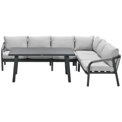 Garden Impressions Tarera lounge dining set 5-delig - donker grijs Online