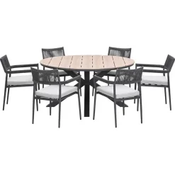 Garden Impressions Tineo - Tulli tuinset 7-delig Ø148x75 cm Outlet