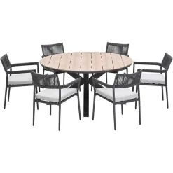 Garden Impressions Tineo - Tulli tuinset 7-delig Ø148x75 cm Outlet