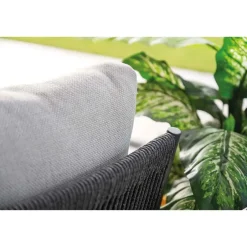 Garden Impressions Tineo lounge dining set 7-delig - donker grijs Discount