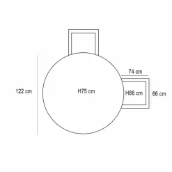 Garden Impressions Yima tuinset 5-delig l. grijs -Tulli tuintafel Sale