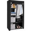 Parya Home Garderobekast XL - Kledingkast - Opvouwbare Garderobekast Zwart -170x88x45 Sale