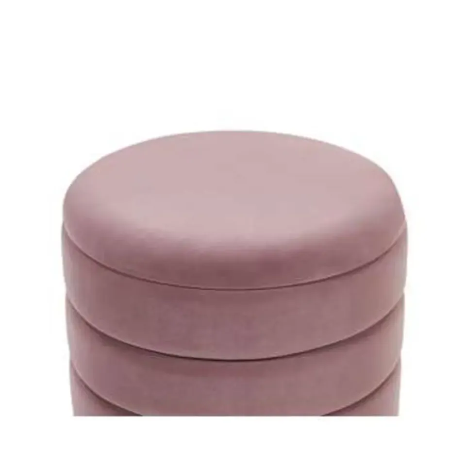 Beliani GARLAND - Poef - Roze - 40/33 cm - Fluweel Sale