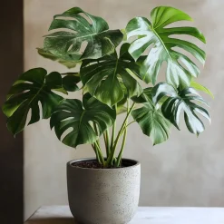 Plant in a Box Gatenplant - Monstera deliciosa - Hoogte 50-60cm - ⌀17cm Discount