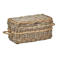 Beliani GERASA - Dozen set van 3 - Natuurlijk - Rotan Best