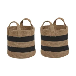 Beliani GEREDE - Mand set van 2 - Beige - Jute New