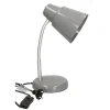 Merkloos Gerim Bureaulamp - grijs - 14 x 34 cm - 40 watt - buigbaar New