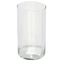 Gerimport Bloemenvaas cilinder - helder glas - D10 x H20 cm
