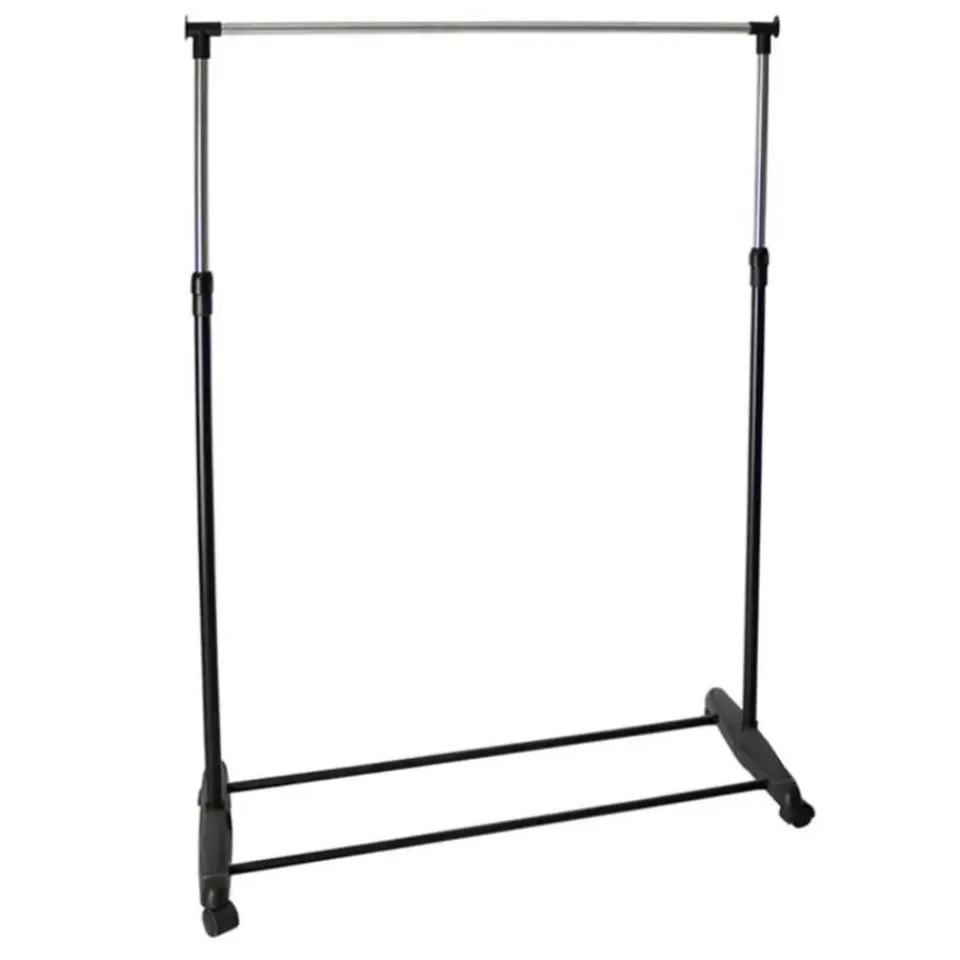 Gerimport Kledingrek - enkele stang - verrijdbaar - 90x160 cm Clearance