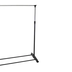 Gerimport Kledingrek - enkele stang - verrijdbaar - 90x160 cm Clearance
