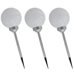 Gerimport Solar tuinlamp/prikspot grote bol - H56 cm Best