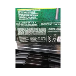 Gerimport Solar tuinlamp/prikspot grote bol - H56 cm Best