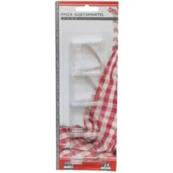 Gerimport Tafelkleed klemmen - 4x - transparant - 4,5 x 6 cm Online