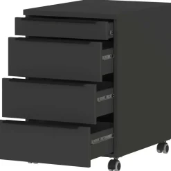 Germania Ladekast met wielen Hermoso - 42 x 60 x 63 cm - Antraciet Discount