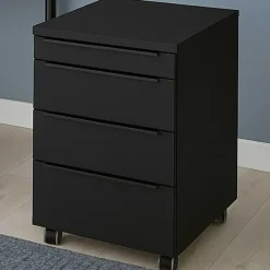 Germania Ladekast met witte wielen Hermoso - 42 x 60 x 63 cm - Antraciet Outlet