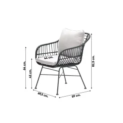 Garden Impressions GI Margriet / Edison Ovale 6-delige Tuinset - 220 x 115 cm Hot