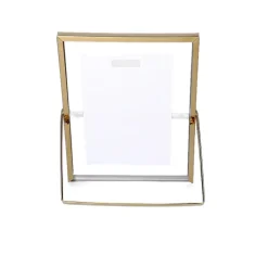 Giftdecor Fotolijstje - 10 x 15 cm - goud - metaal - modern Discount