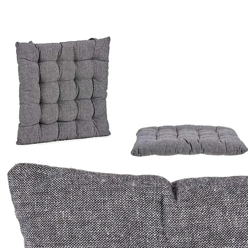 Giftdecor Stoelkussen - binnen/buiten - donkergrijs Sale