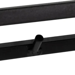 Giga Living Giga Meubel Kapstok Zwart - Metaal - 28x77x22cm - Kapstok Bronx