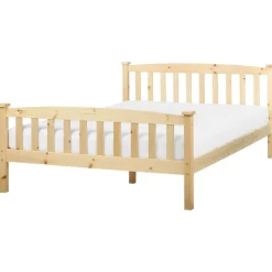Beliani GIVERNY - Bed - Lichthout - 140 x 200 cm - Dennenhout Hot