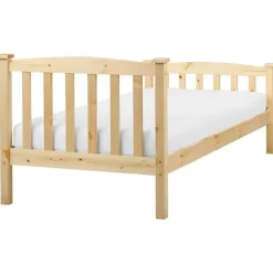 Beliani GIVERNY - Bed - Lichthout - 90 x 200 cm - Dennenhout Clearance