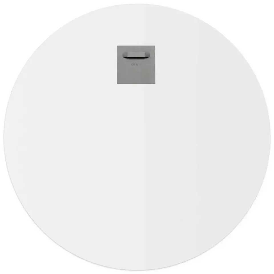 Reinders Glasschilderij Jurk in aardetinten - Ø 70cm - Bruin Best