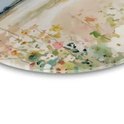 Reinders Glasschilderij Lente horizon - Ø 70cm - Beige Discount